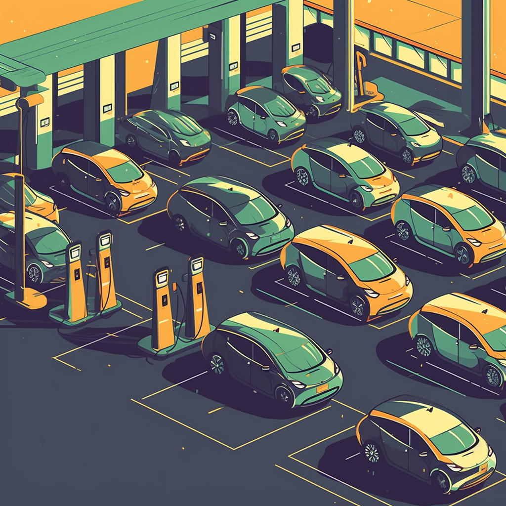 A feel of modern electric taxis